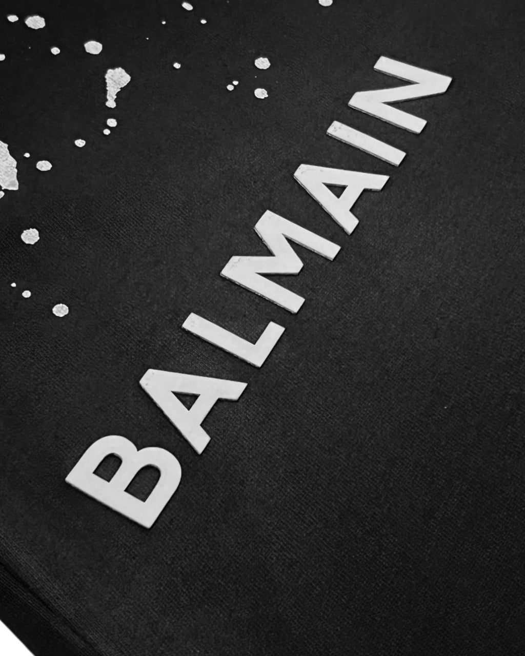 Balmain – Vyprané tričko s kapsou – Černé