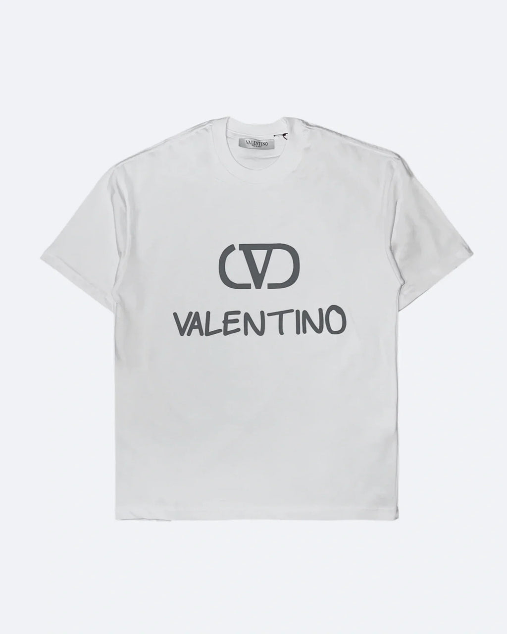 Valentino – ležérní tričko s logem – bílé