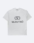 Valentino – ležérní tričko s logem – bílé