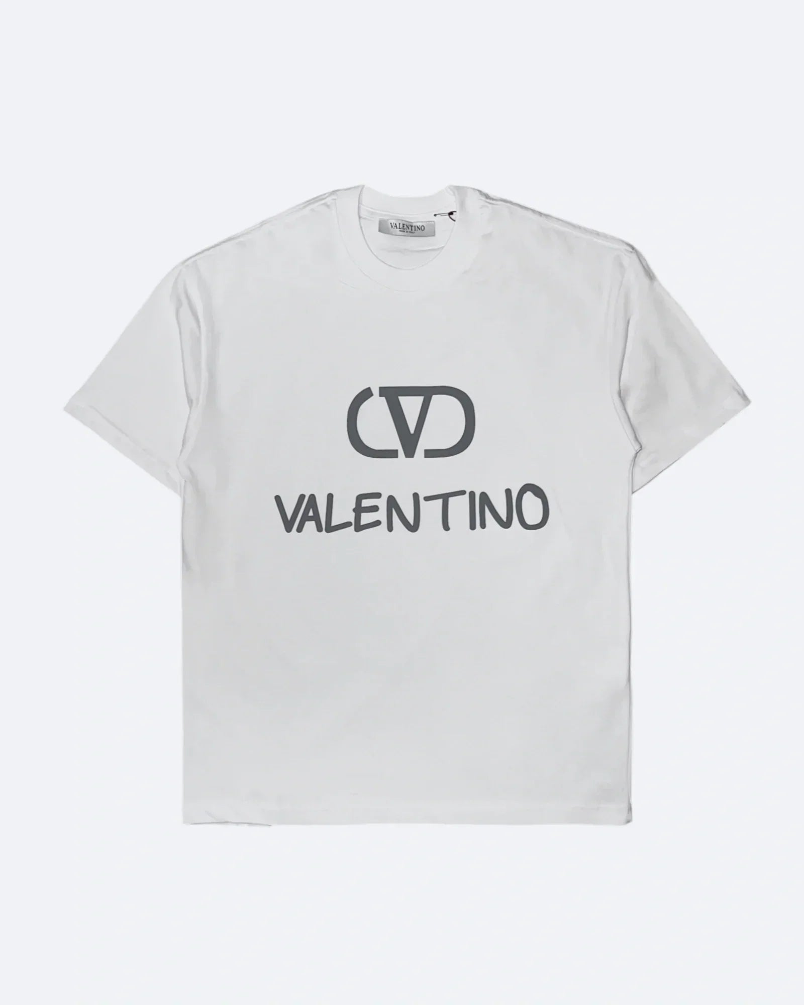 Valentino – ležérní tričko s logem – bílé