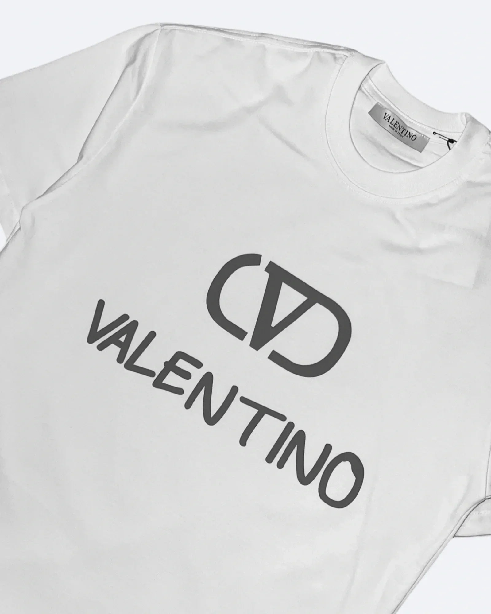 Valentino – ležérní tričko s logem – bílé