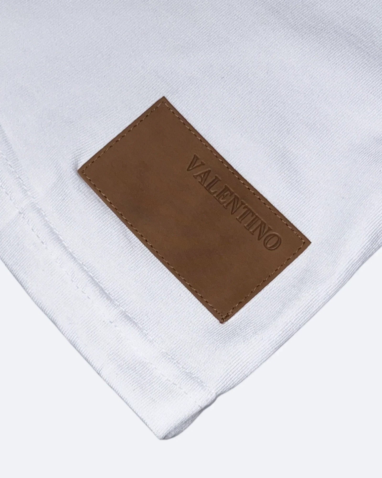 Valentino – ležérní tričko s logem – bílé