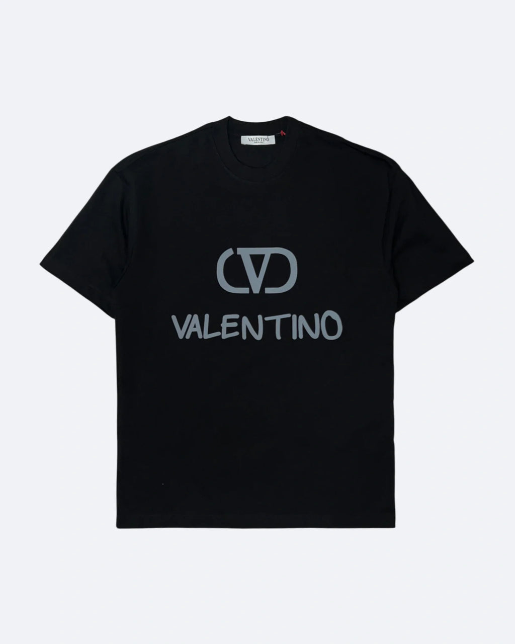 Valentino – Neformální tričko s logem – černé