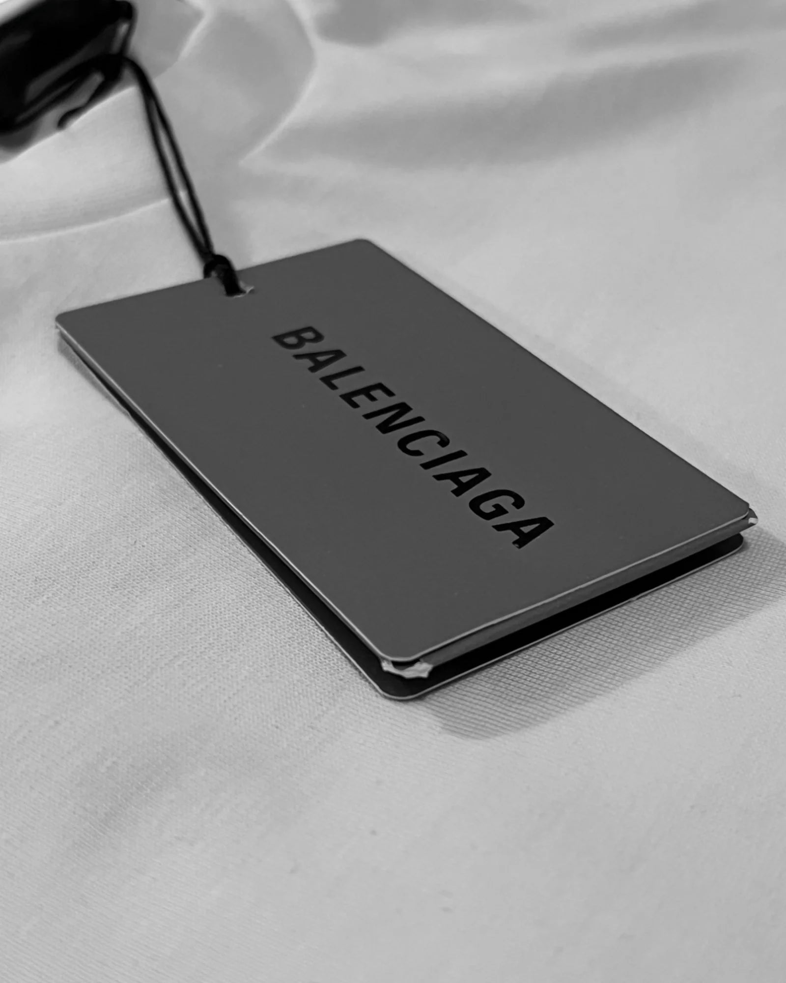 Balenciaga – Červené tričko Bandana – bílé