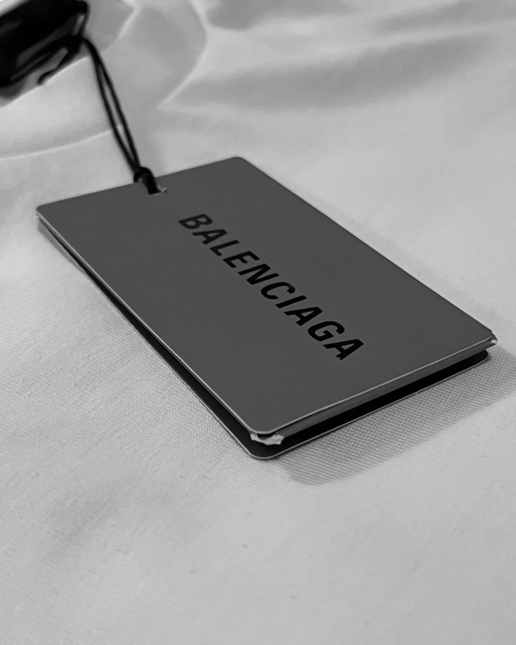 Balenciaga – Červené tričko Bandana – bílé