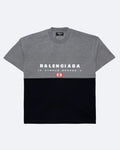 Balenciaga – Třídílné tričko – šedá/černá