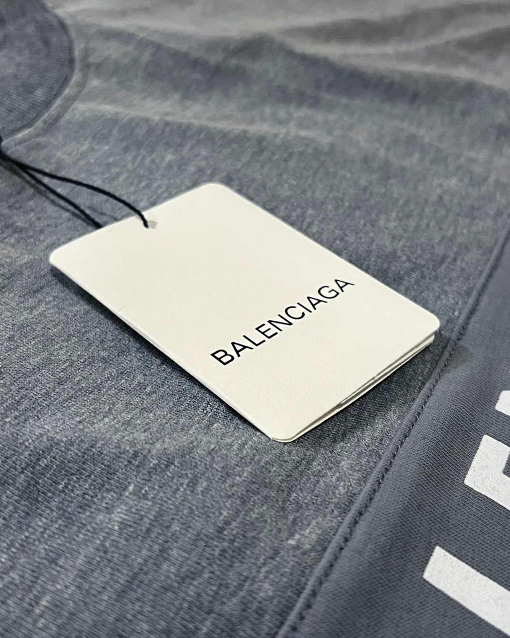 Balenciaga – Třídílné tričko – šedá/černá