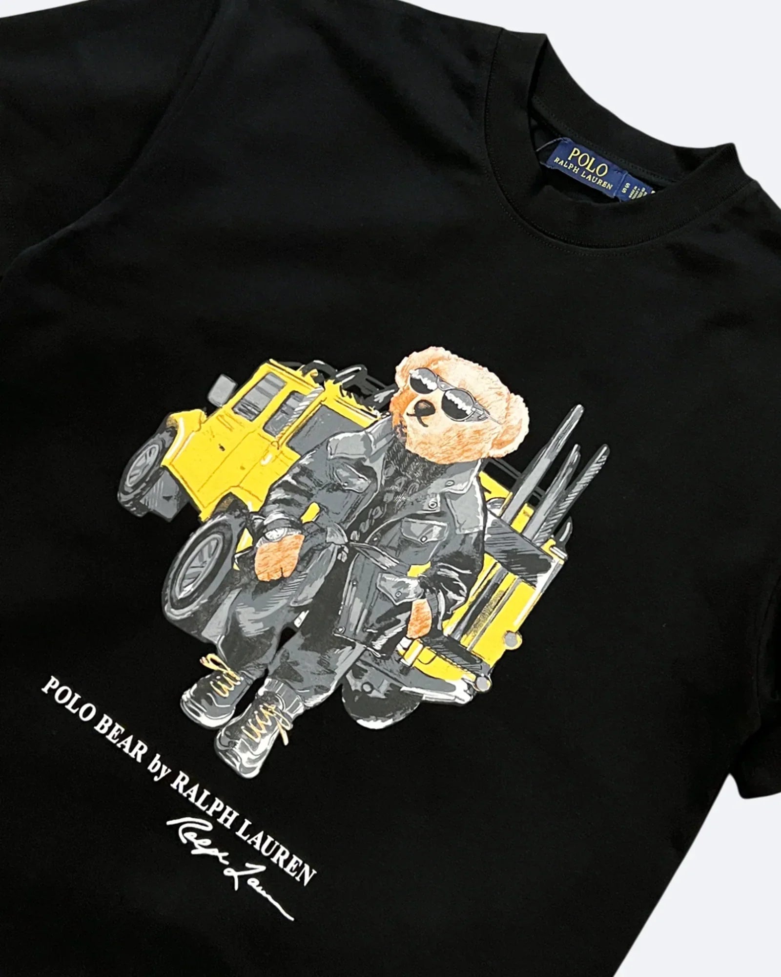 Ralph Lauren - Polo Bear Rider tričko - černá