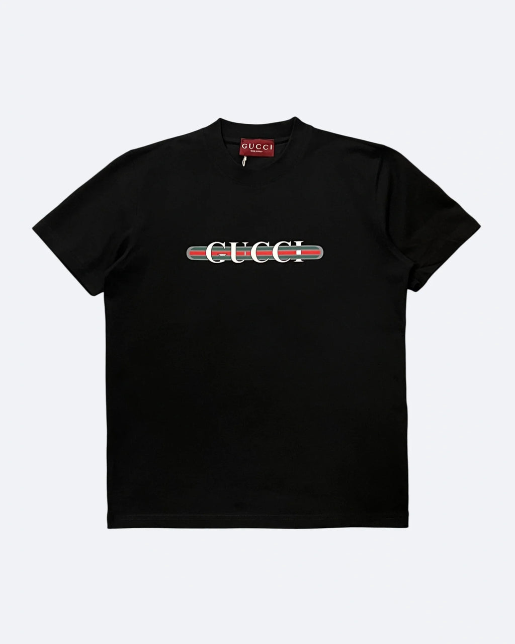GC - Tričko s logem Stripe - Černé