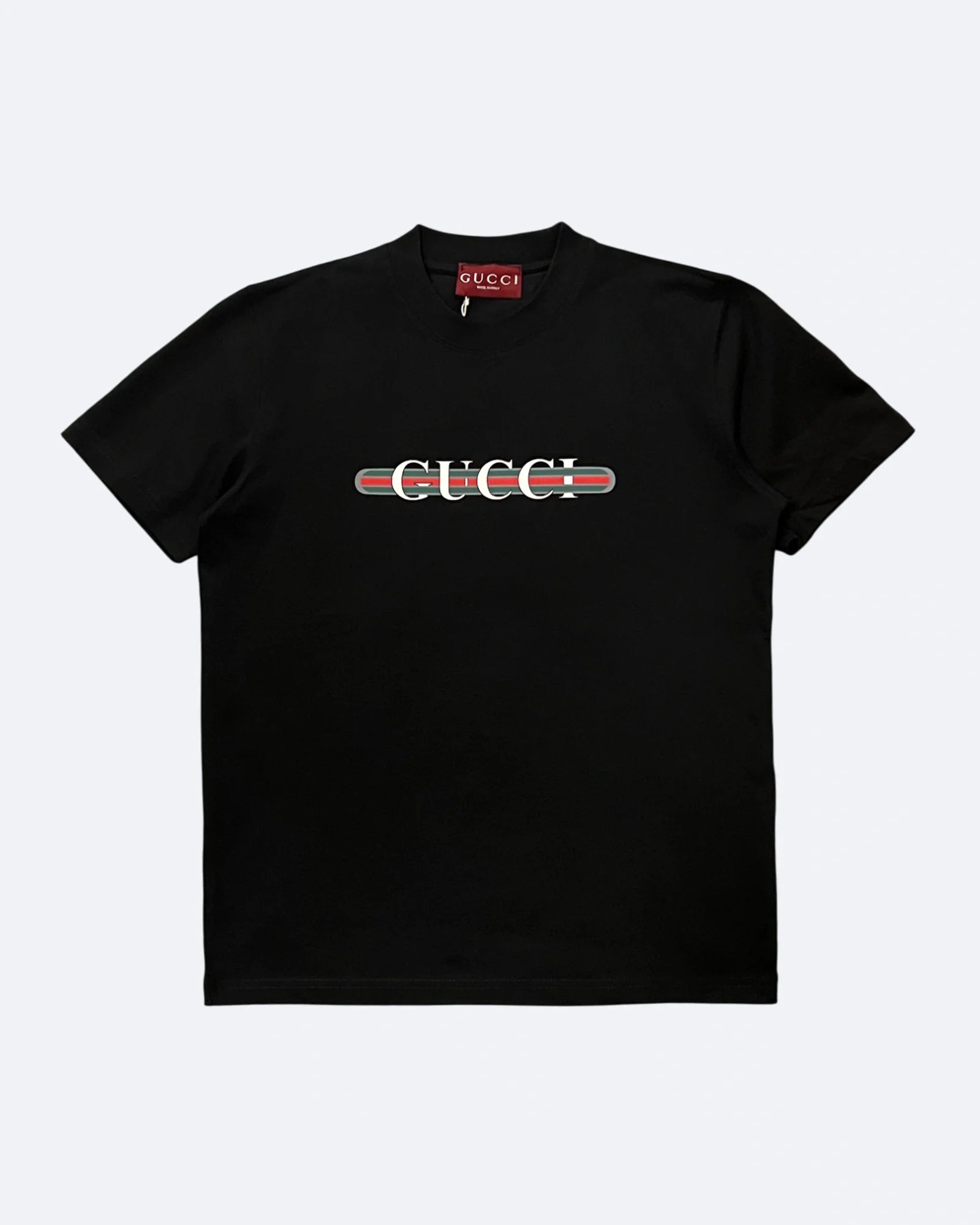 GC - Tričko s logem Stripe - Černé