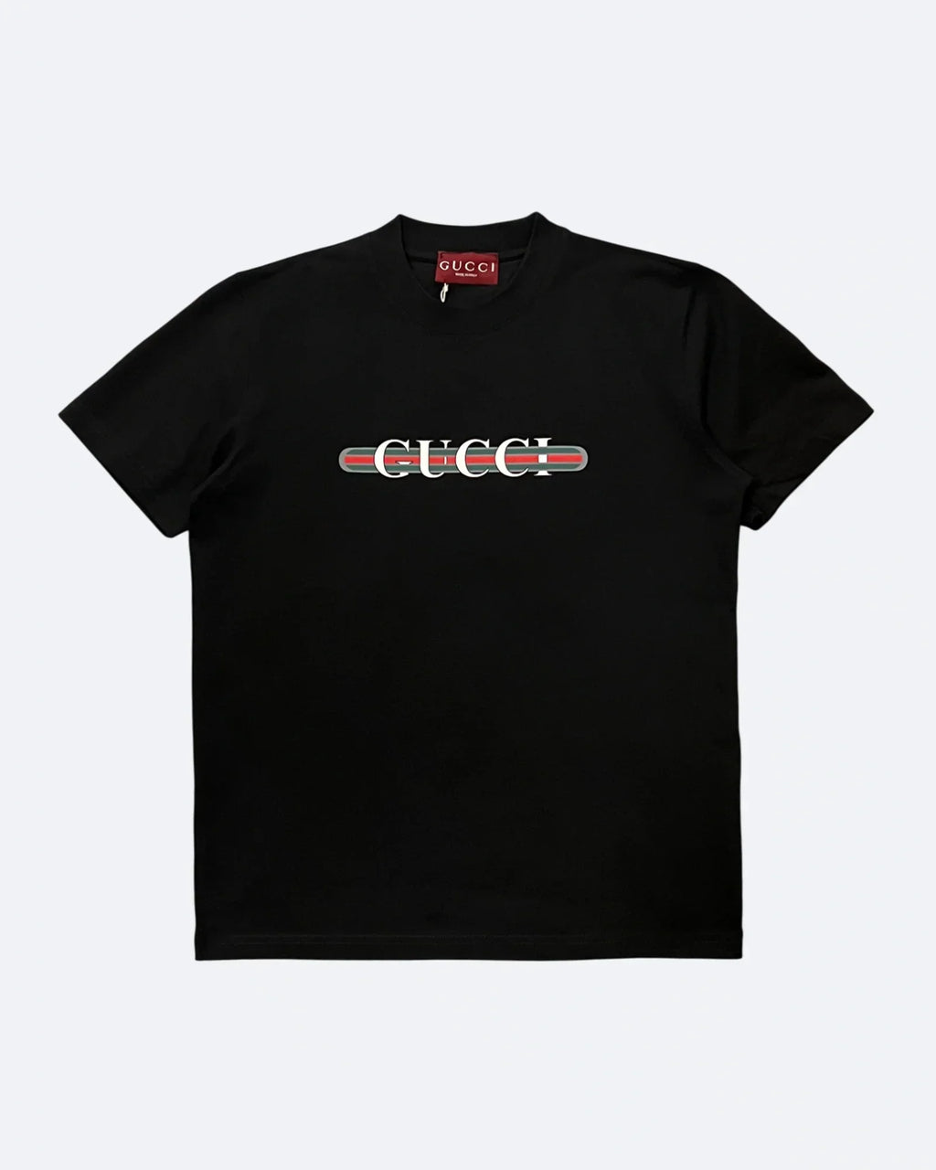 GC - Tričko s logem Stripe - Černé