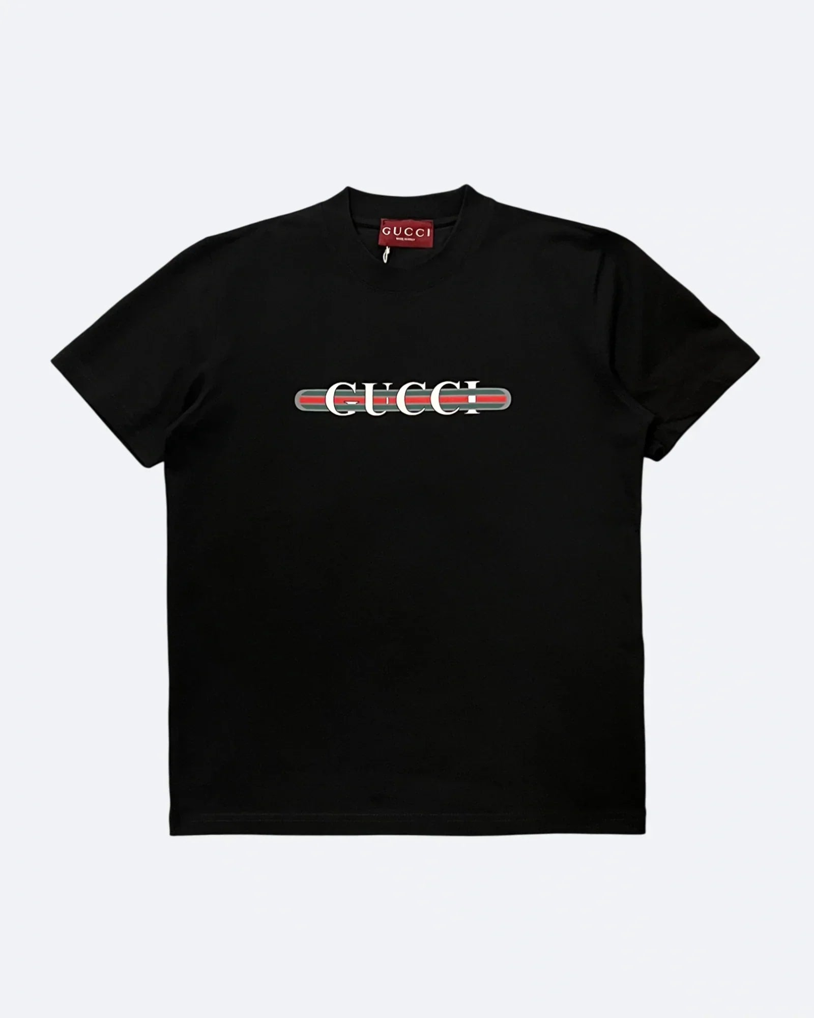GC - Tričko s logem Stripe - Černé