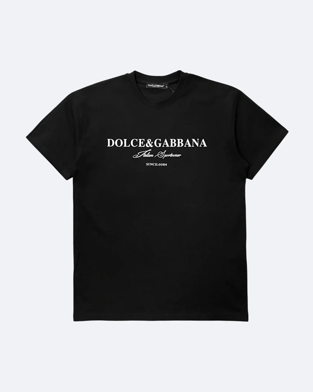 Dolce & Gabbana - klasické tričko s logem - černé