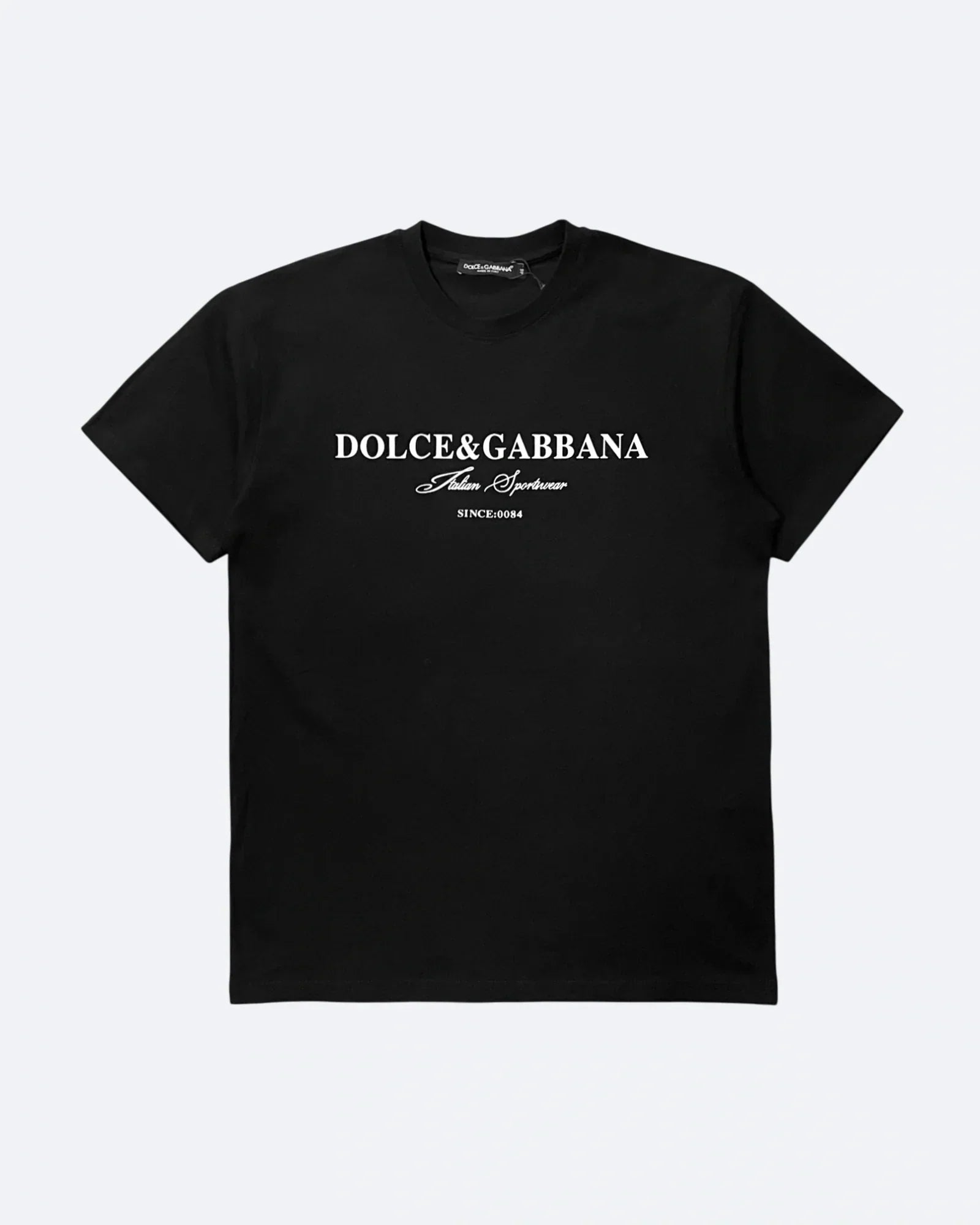 Dolce & Gabbana - klasické tričko s logem - černé