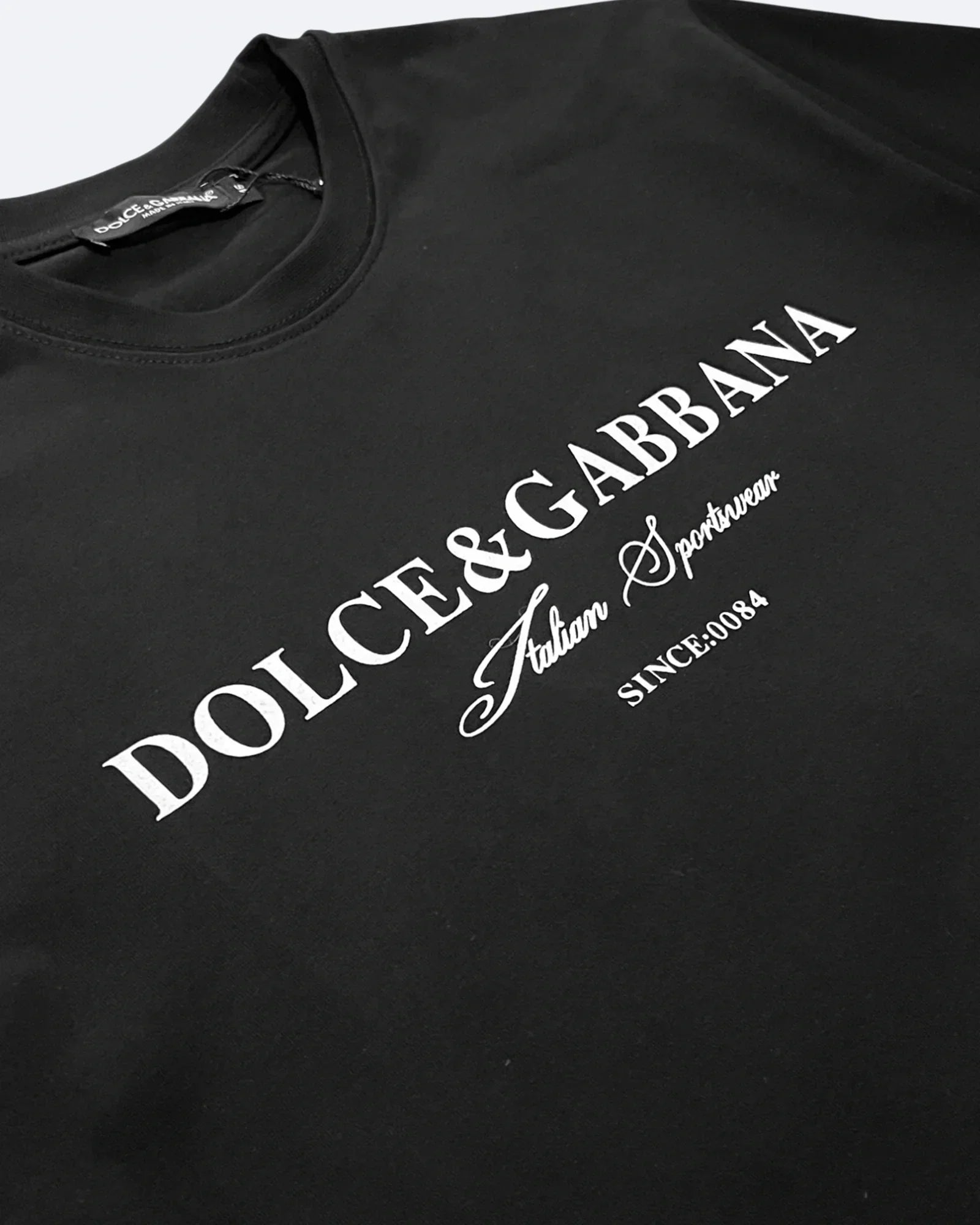 Dolce & Gabbana - klasické tričko s logem - černé