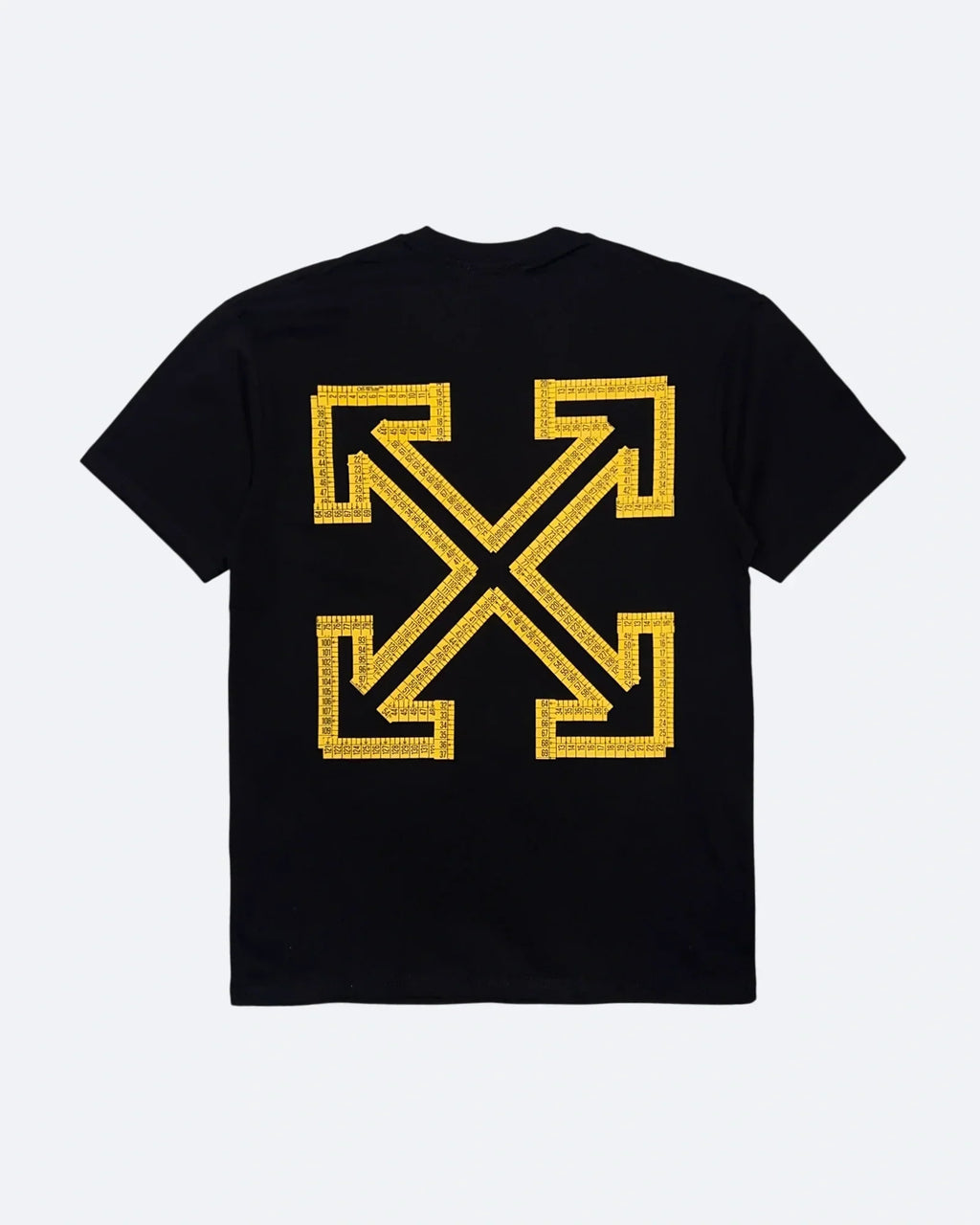 Off-White – Tričko s logem Tape Measure Arrow – černé