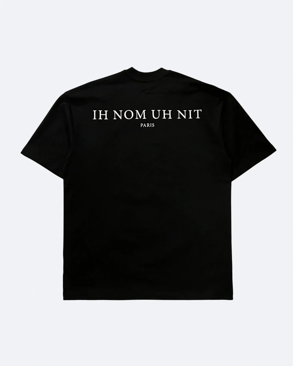 IH NOM UH NIT - Tričko Flower Mask - Černá