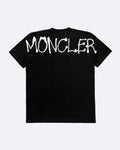 Moncler - Tričko s potiskem loga - černé