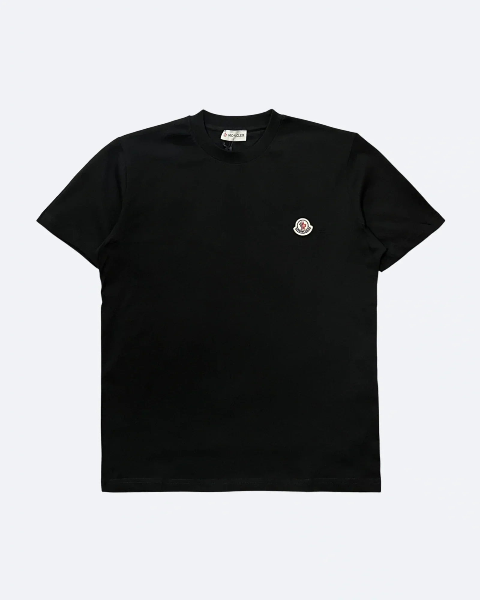 Moncler - Tričko s potiskem loga - černé