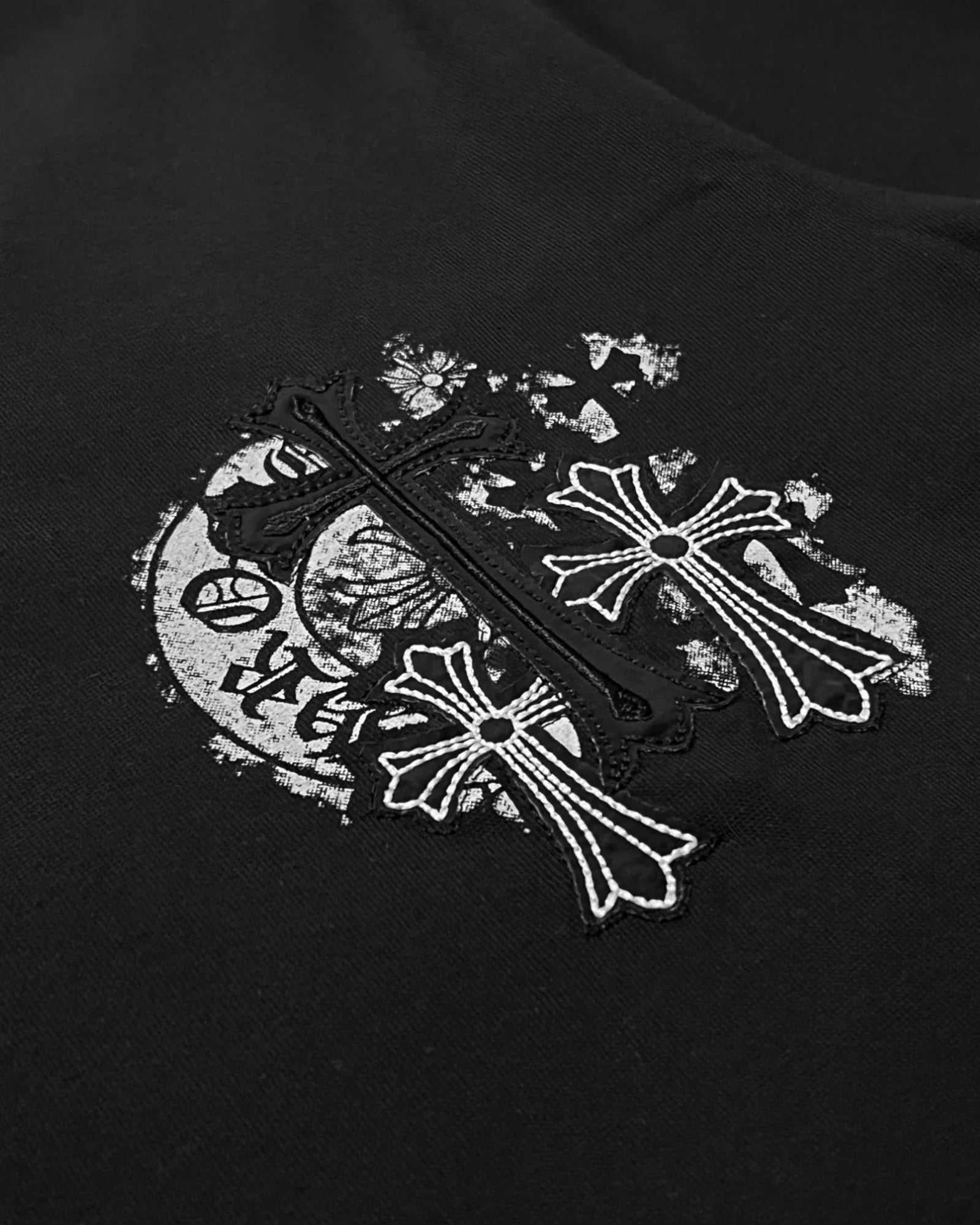 Chrome Hearts – Tričko s logem Fog – černé