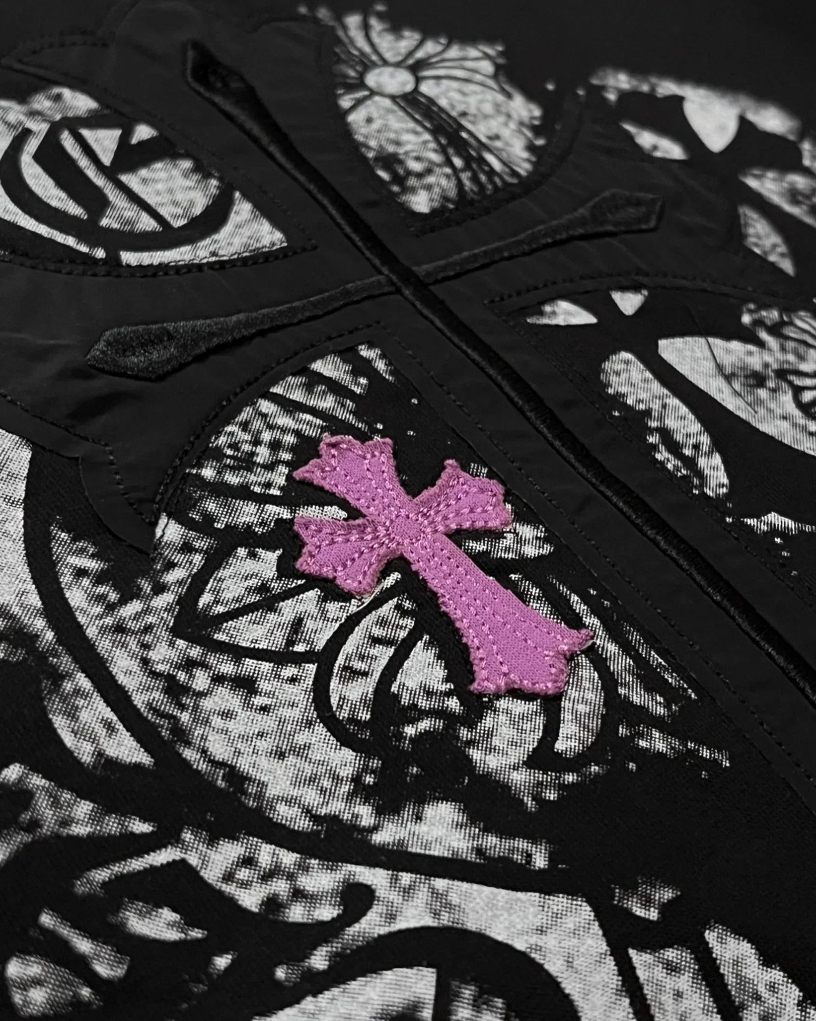 Chrome Hearts – Tričko s logem Fog – černé