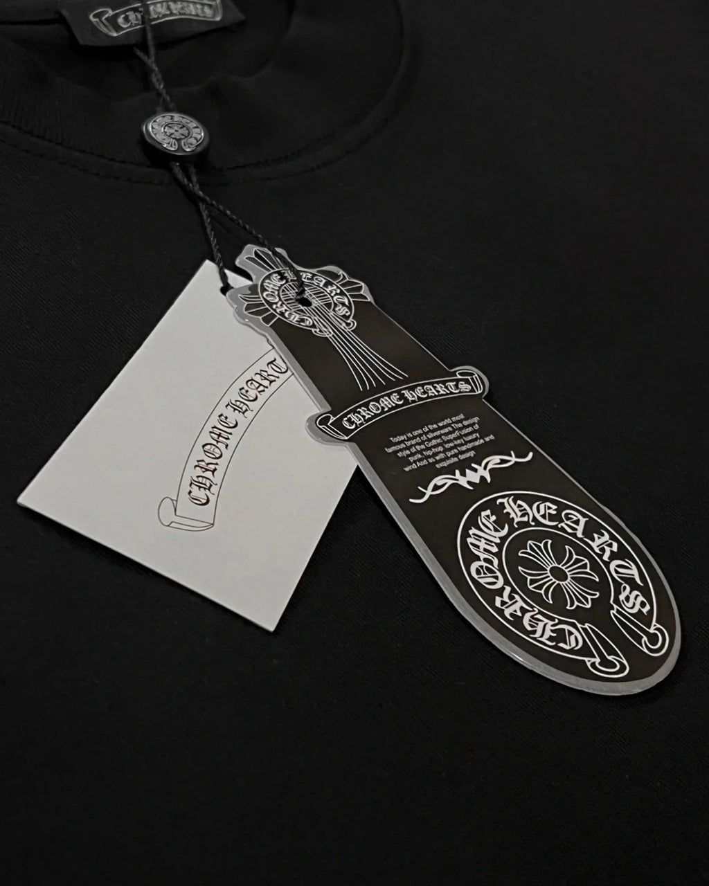 Chrome Hearts – Tričko s logem Fog – černé