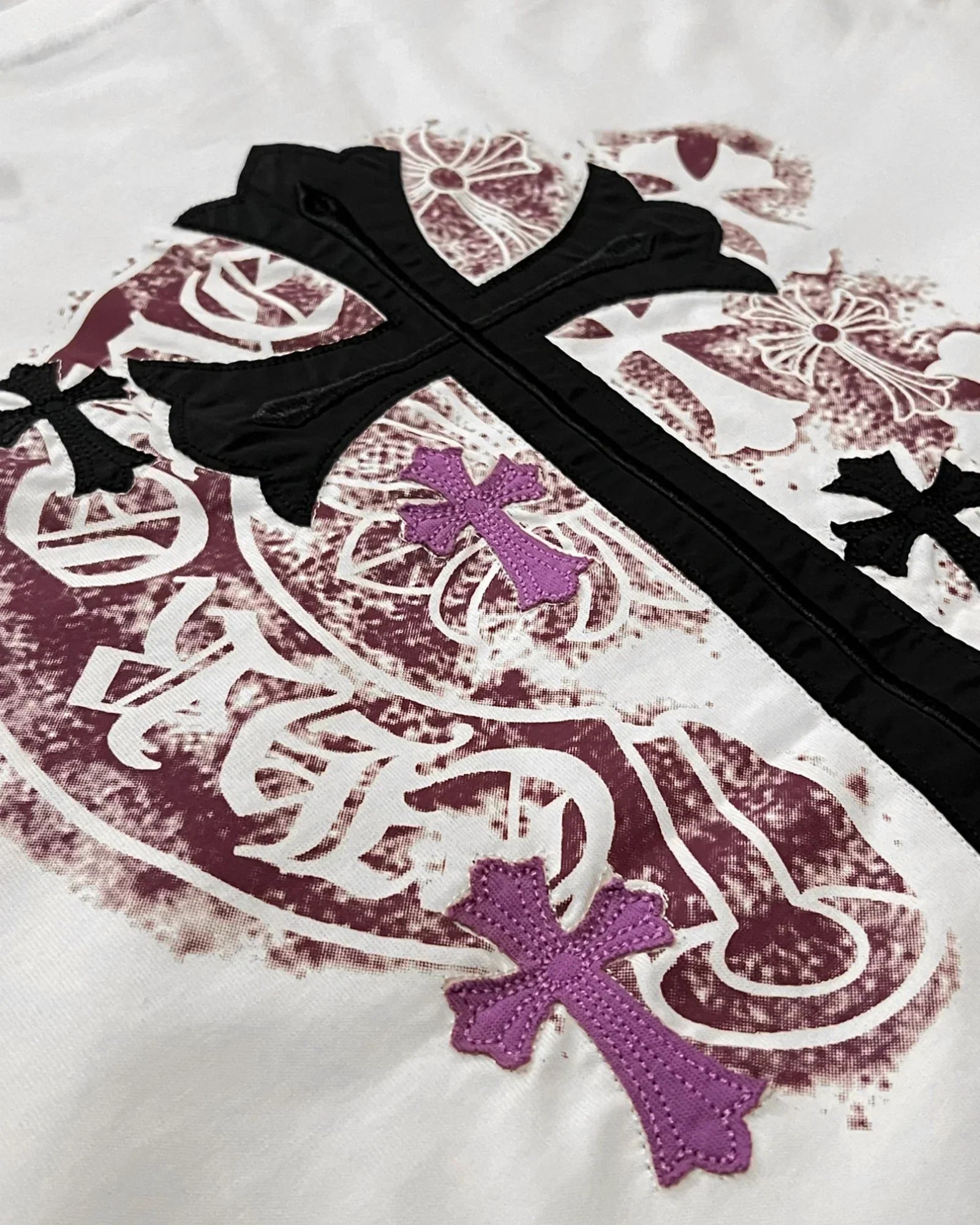 Chrome Hearts - Tričko s logem Fog - Bílé