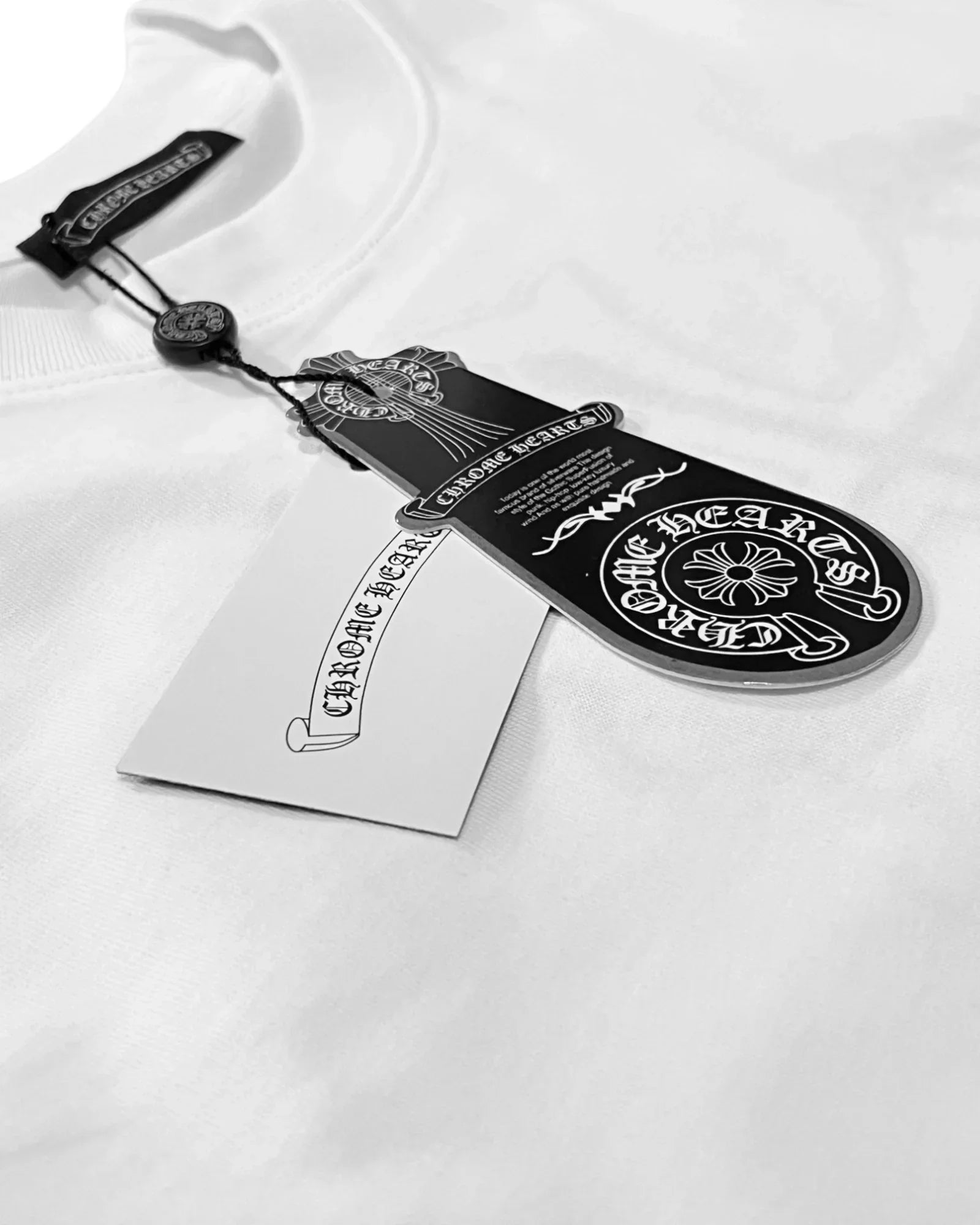 Chrome Hearts - Tričko s logem Fog - Bílé