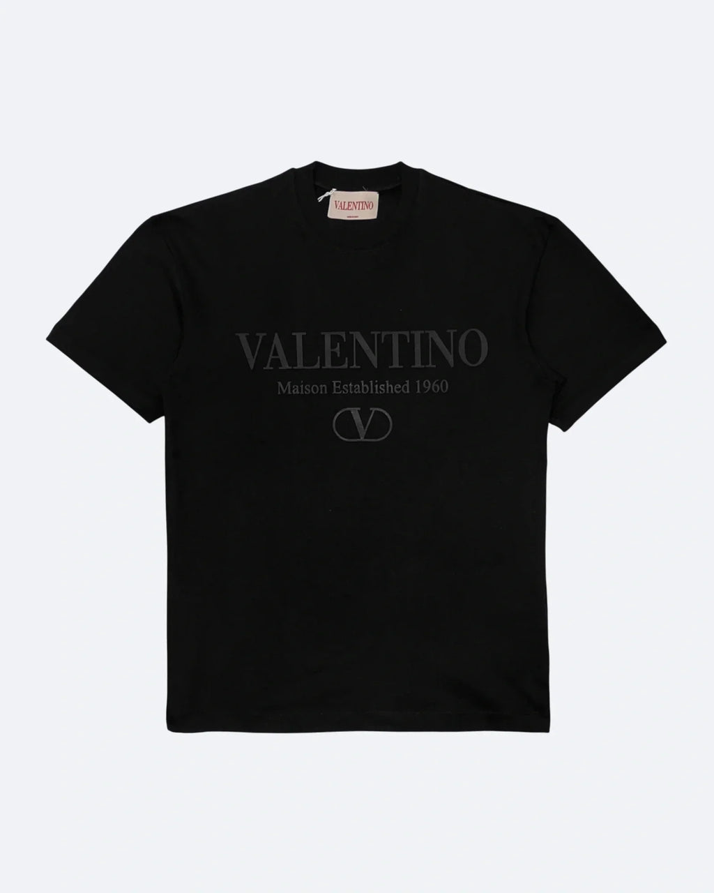 Valentino – Klasické tričko s logem – Černé