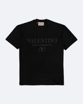 Valentino – Klasické tričko s logem – Černé