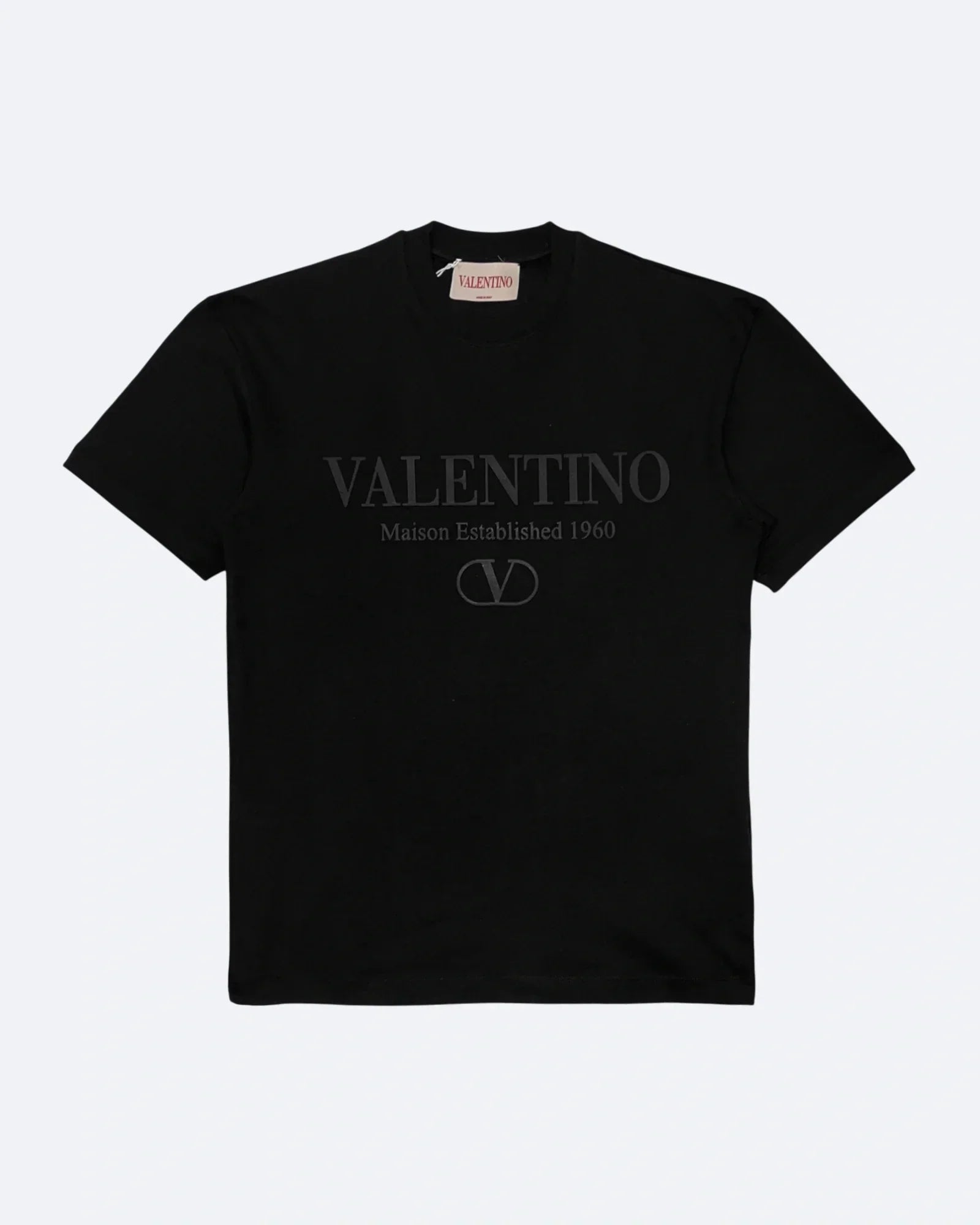 Valentino – Klasické tričko s logem – Černé