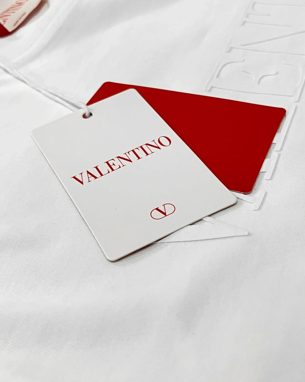 Valentino – Klasické tričko s logem – bílé