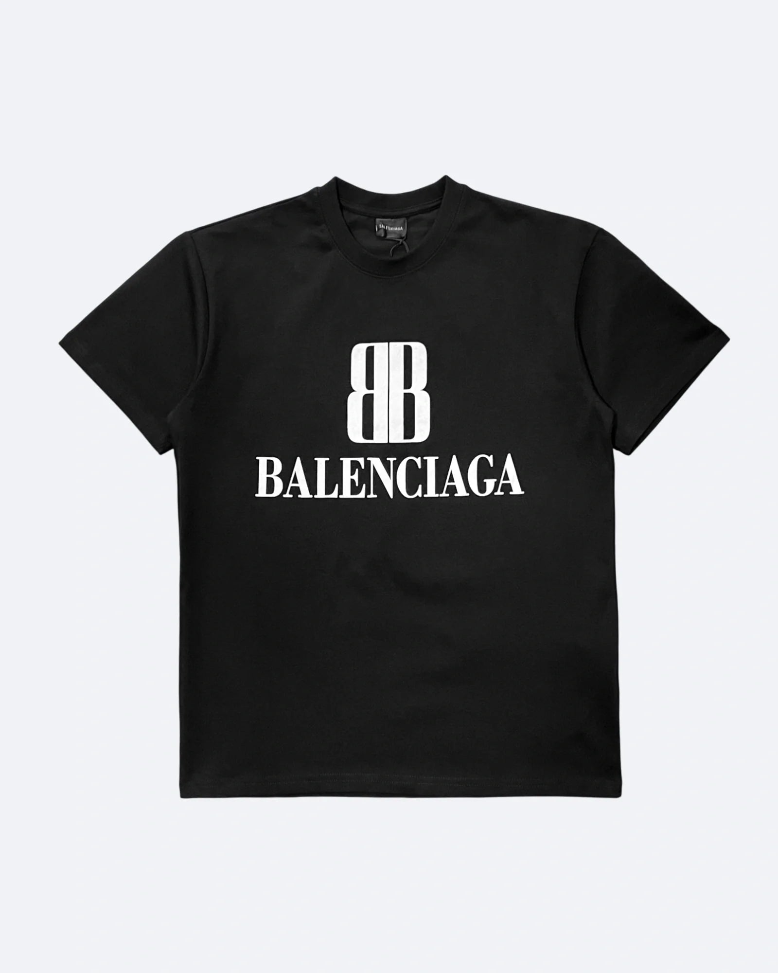 Balenciaga – Tričko s logem BB – Černá