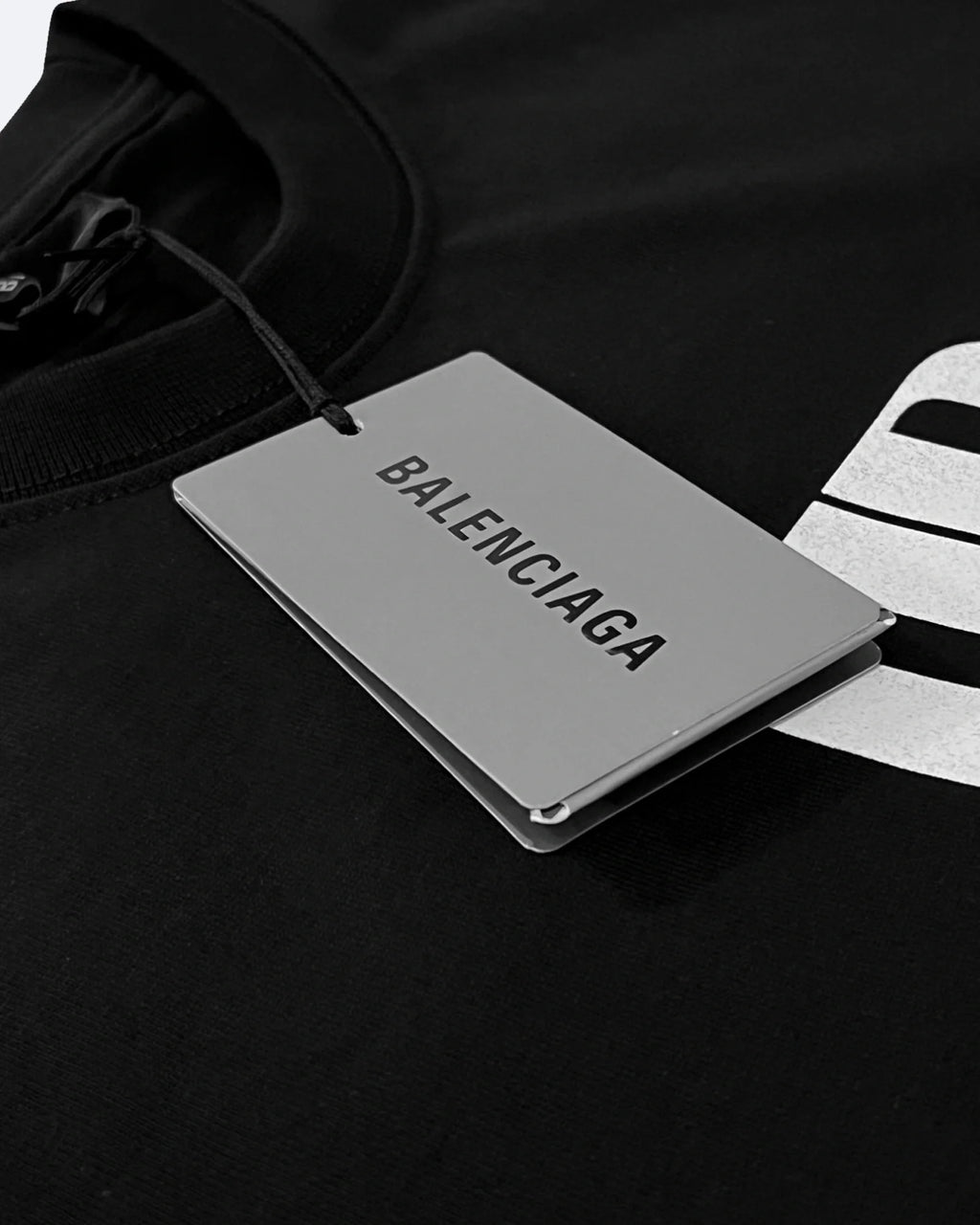 Balenciaga – Tričko s logem BB – Černá