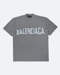 Balenciaga - Průhledné tričko s páskou - Šedá