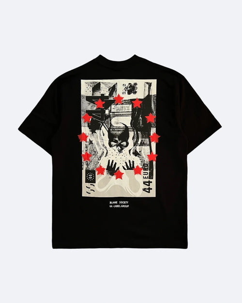 44 Label Group - Tričko 44 Euro - Černá