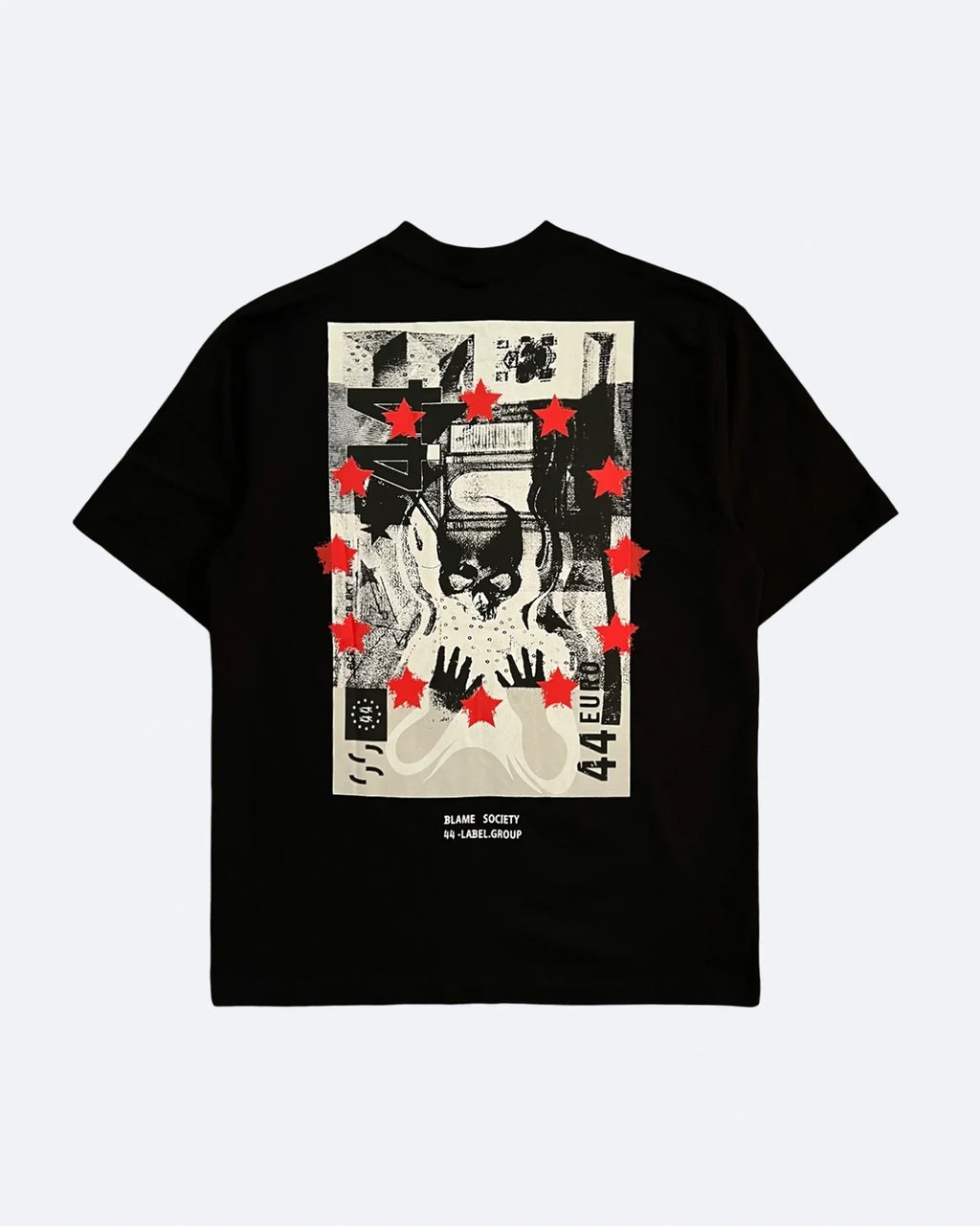 44 Label Group - Tričko 44 Euro - Černá