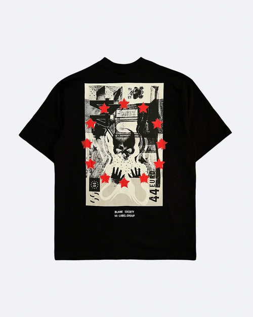 44 Label Group - Tričko 44 Euro - Černá