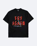 44 Label Group - Tričko Try Again - Černé