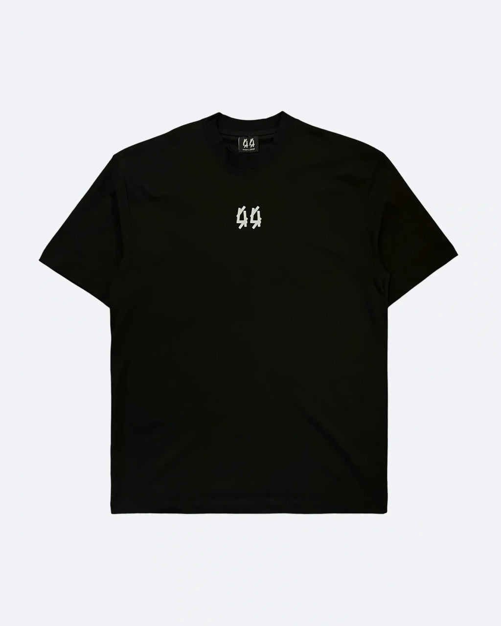 44 Label Group – Tričko s potiskem na zádech – černé