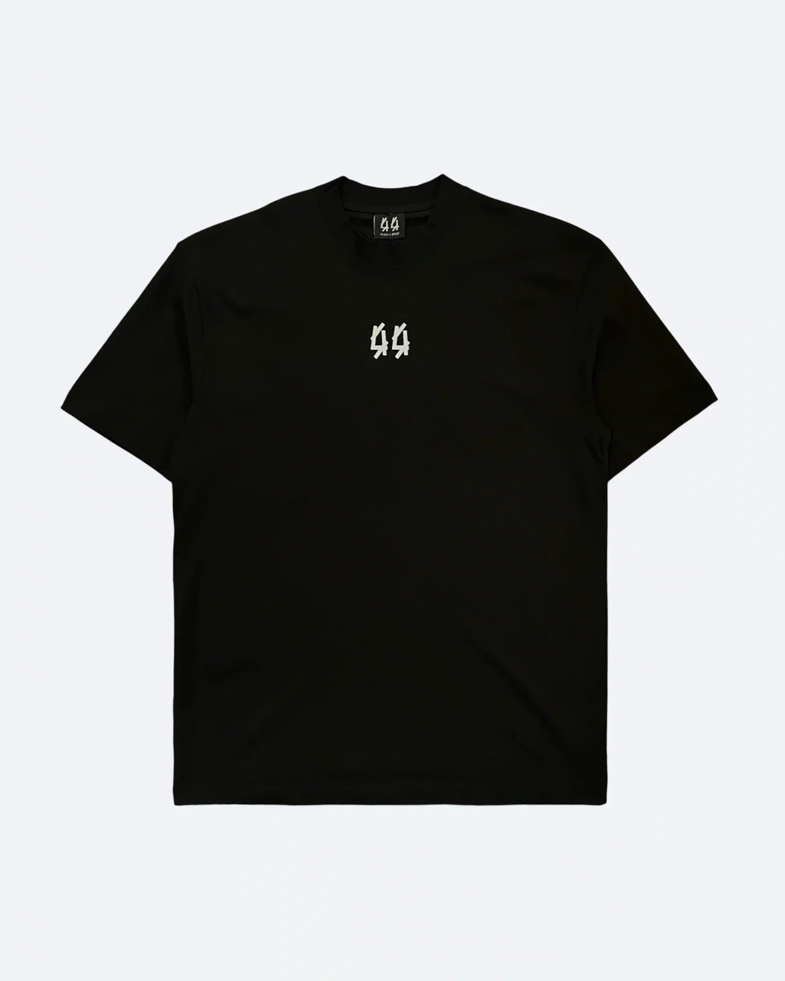 44 Label Group – Tričko s potiskem na zádech – černé
