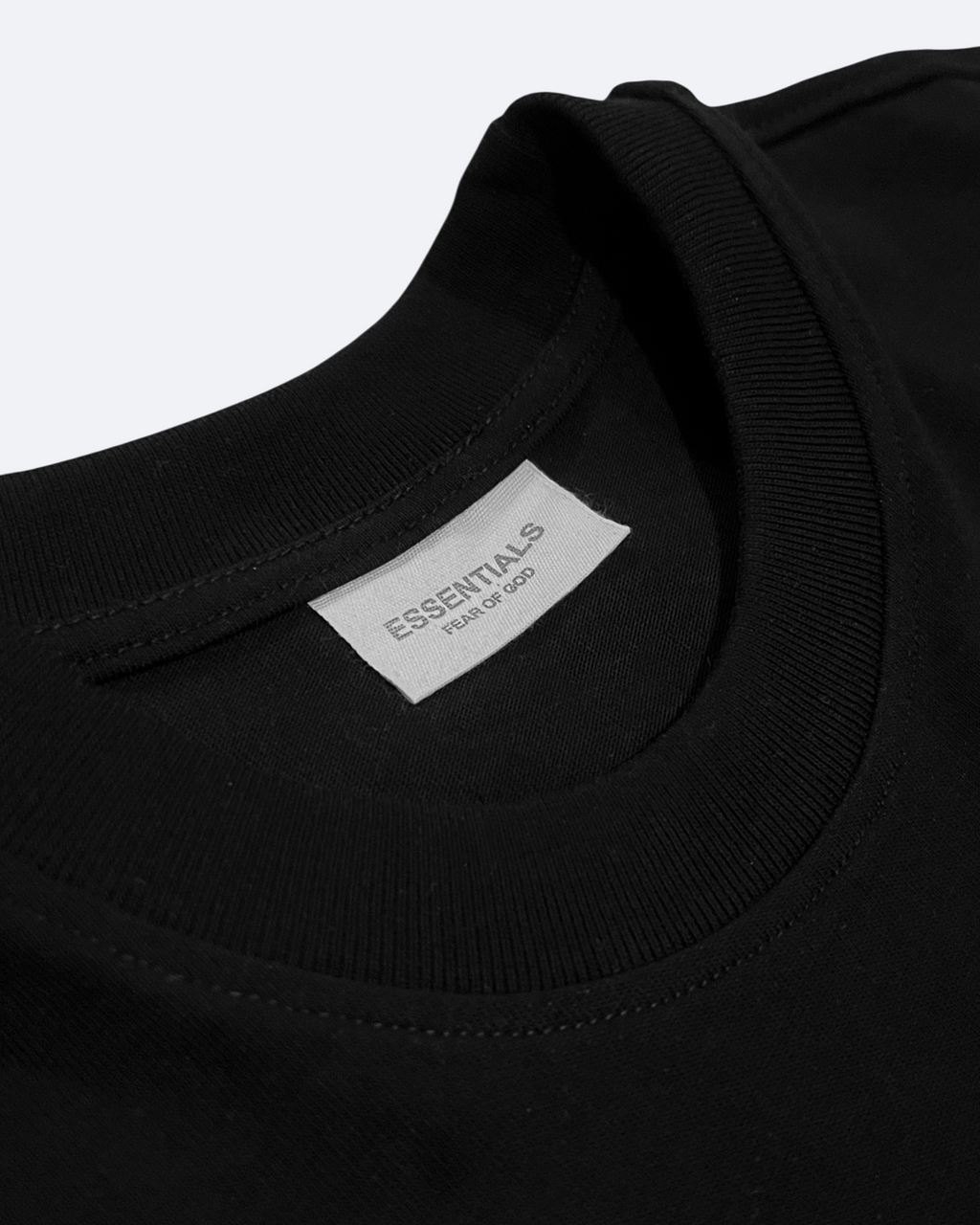 Fear Of God - Essentials Classic Logo Tričko - Černé