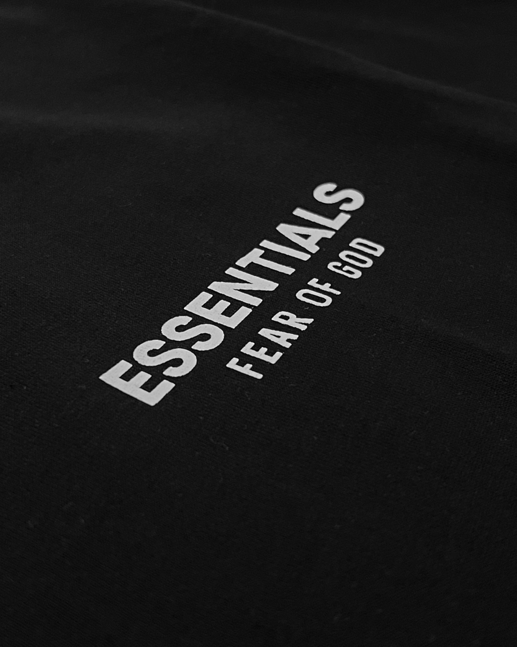 Fear Of God - Essentials Classic Logo Tričko - Černé