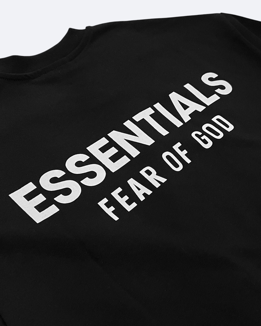 Fear Of God - Essentials Classic Logo Tričko - Černé