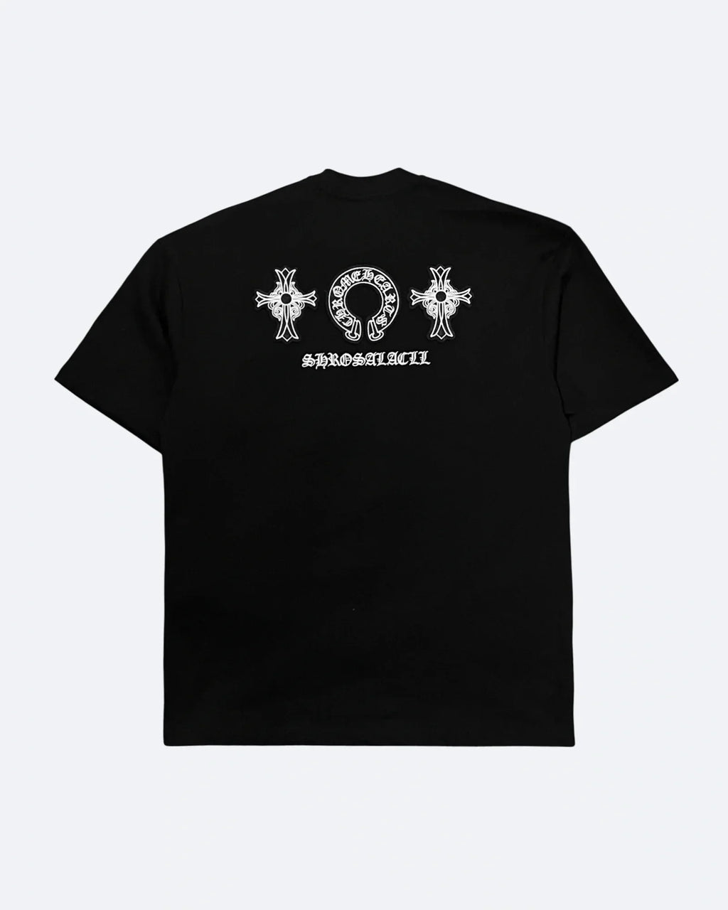 Chrome Hearts – Výšivka s trojitým logem – černá