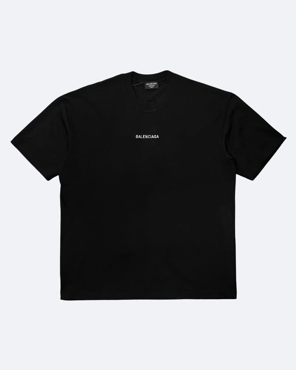 Balenciaga - Tričko s vyšitým logem - Černé