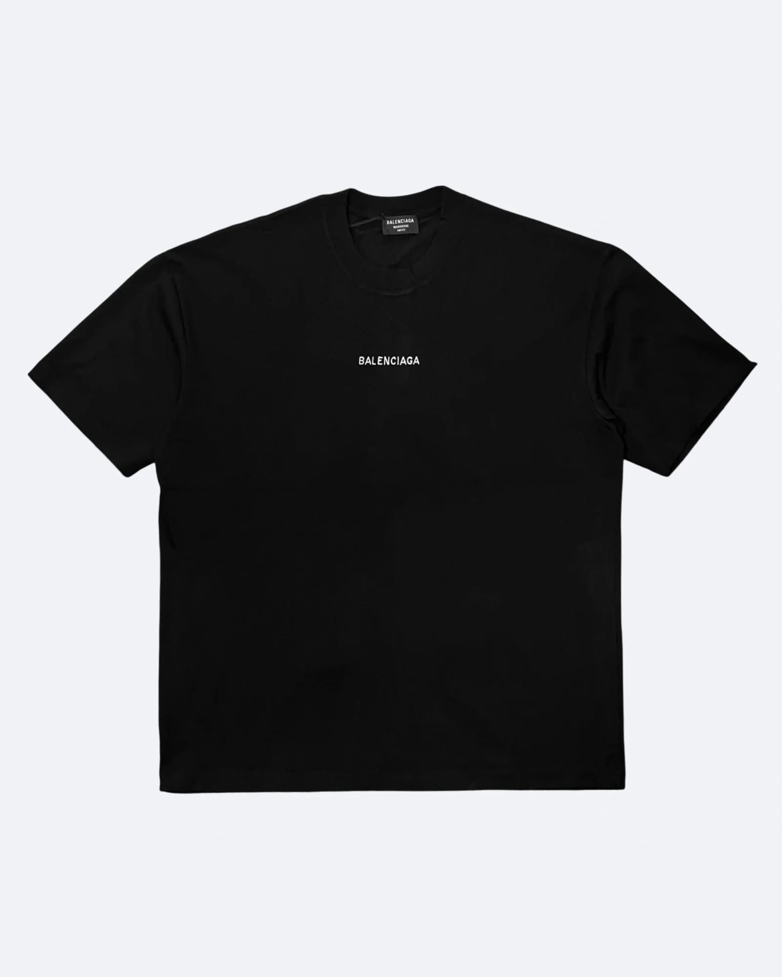 Balenciaga - Tričko s vyšitým logem - Černé