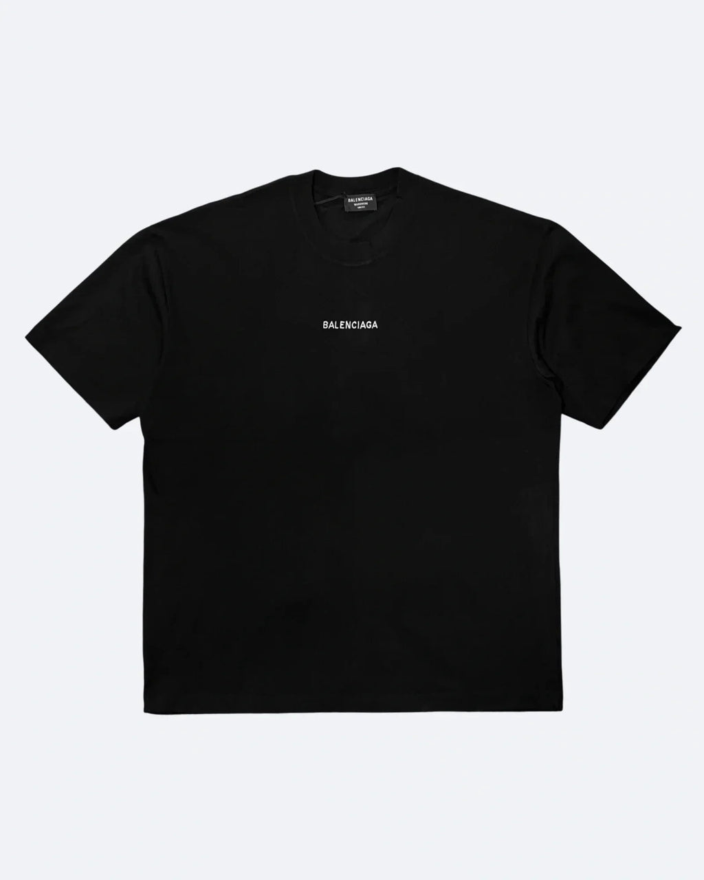 Balenciaga - Tričko s vyšitým logem - Černé