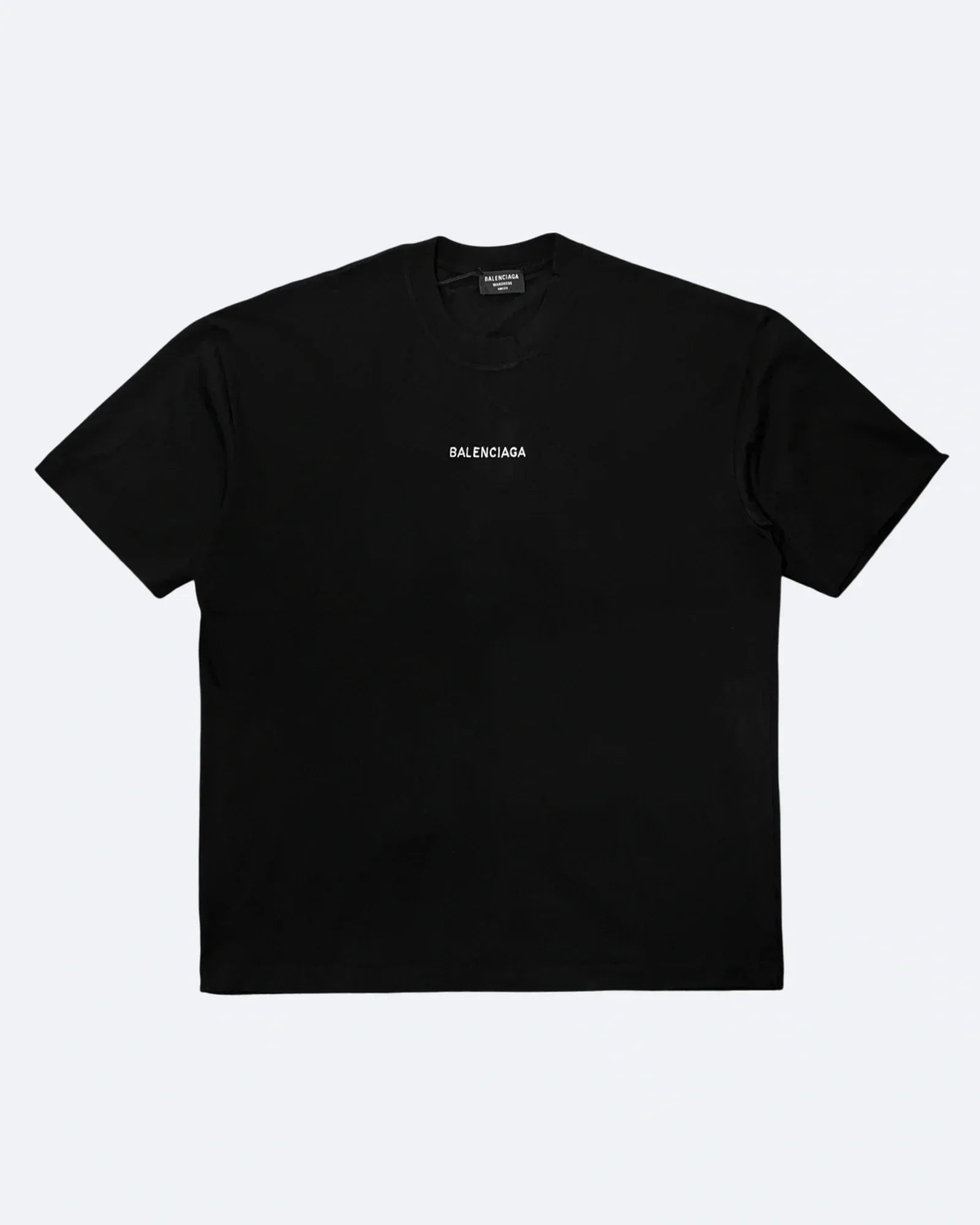 Balenciaga - Tričko s vyšitým logem - Černé