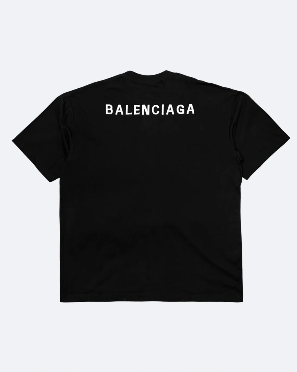 Balenciaga - Tričko s vyšitým logem - Černé
